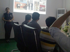 MG冰球突破官网精密机械关爱员工健全之年度健全教育知识讲座于4月2日进行